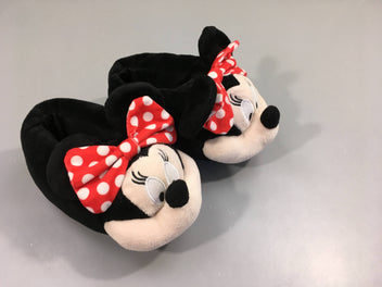 Pantoufles Minnie noires
