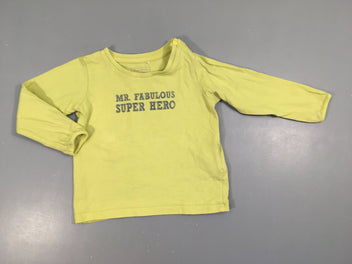 T-shirt m.l jaune hero