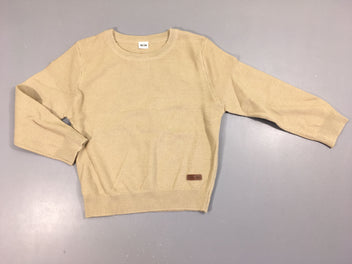 Pull beige texturé