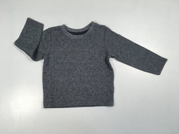 Pull léger mailles bleu chiné