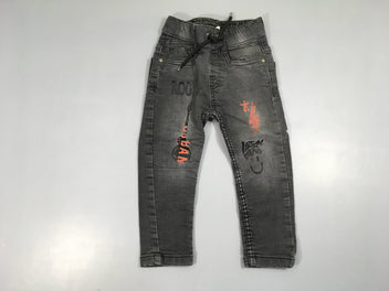 Pantalon denim gris Rock