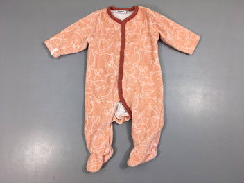 Pyjama velours rose vaches