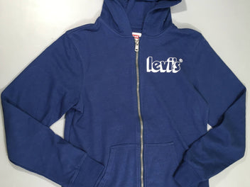 Sweat zippé à capuche bleu Levi's