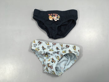 2 Slips Pat patrouille, boulochés