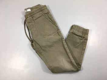Pantalon taille et chevilles élastiques kaki
