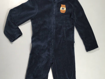 Combinaison velours bleu foncé Honey