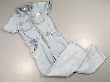 Salopette en jean zippée