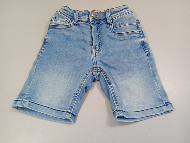 Bermuda en jean clair, moins cher chez Petit Kiwi