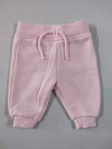 Pantalon molleton rose clair, moins cher chez Petit Kiwi