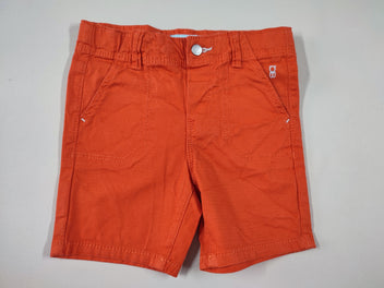 Short orange 2 poches