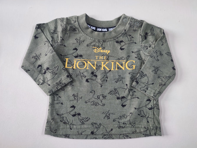 T-shirt m.l kaki "The Lion King", moins cher chez Petit Kiwi