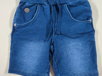 Bermuda molleton effet jeans