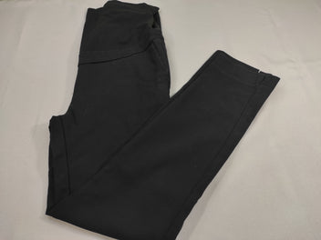 Pantalon noir de grossesse taille élastique
