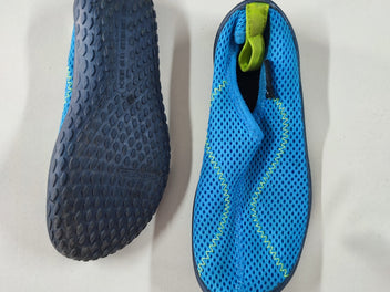 Chaussures d'eau bleues et vertes, 28-29