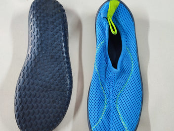 Chaussures d'eau bleues et vertes, 32-33