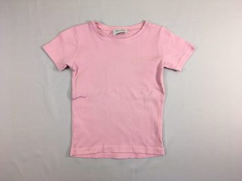 T-shirt m.c rose côtelé