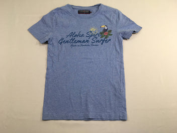 T-shirt m.c bleu chiné Aloha