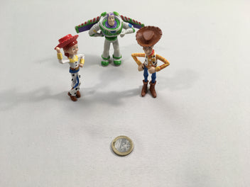 3 Figurines 9 cm Woody-Buzz-Jessie