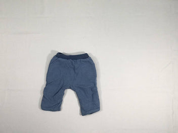 Pantalon molleton bleu chevrons