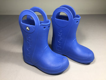 Bottes de pluie Crocs - bleues - C12 - 28 - TB état