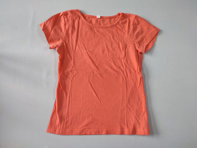 T-shirt m.c orange poche, moins cher chez Petit Kiwi
