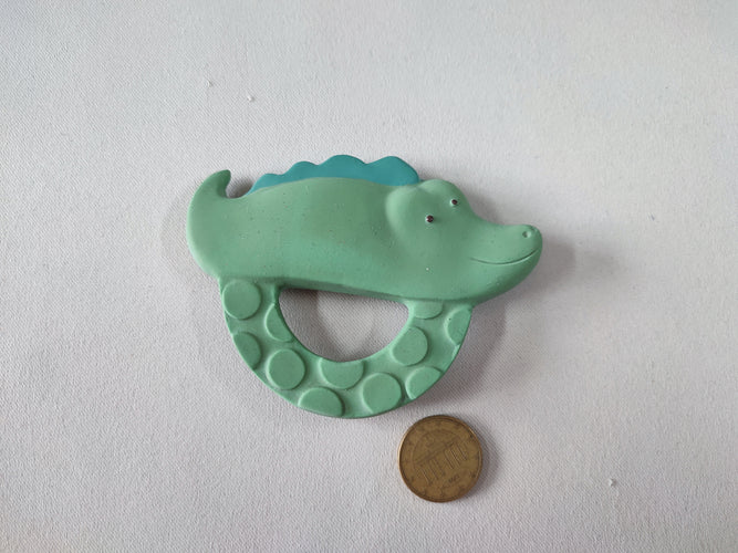 Anneau de dentition crocodile vert, moins cher chez Petit Kiwi