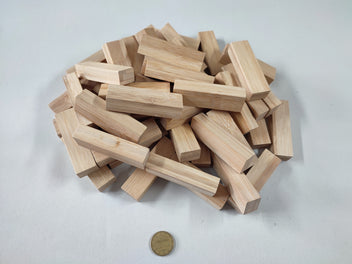 46 cubes en bois