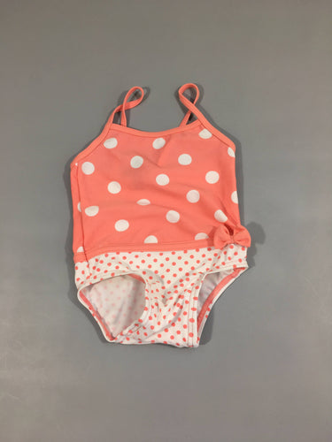 Maillot rose/blanc pois, moins cher chez Petit Kiwi