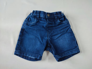 Bermuda jeans bleu foncé