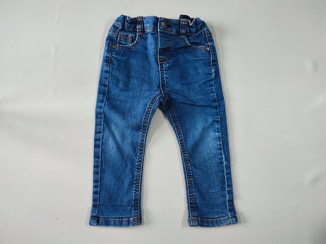 Jeans bleu bouton à pression "TAO Baby Boy", moins cher chez Petit Kiwi