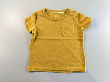 T-shirt m.c jaune flammé avec petite poche