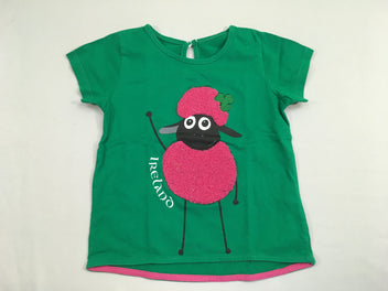 T-shirt m.c vert mouton ireland