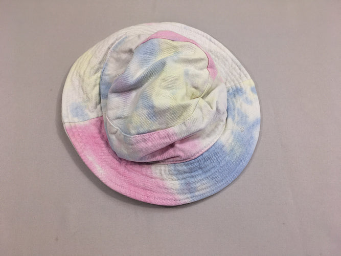Chapeau blanc effet couleur pastelle, moins cher chez Petit Kiwi