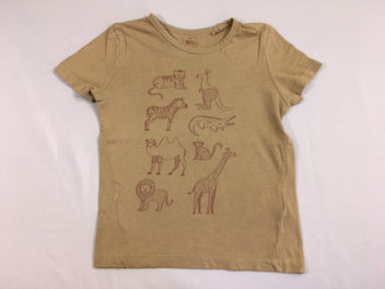 T-shirt m.c beige animaux