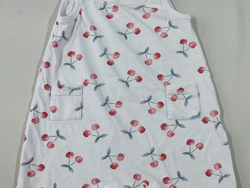 Combishort s.m jersey blanche cerises