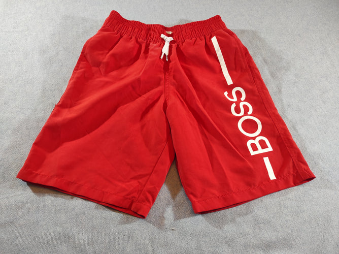 Maillot short rouge "Boss", moins cher chez Petit Kiwi