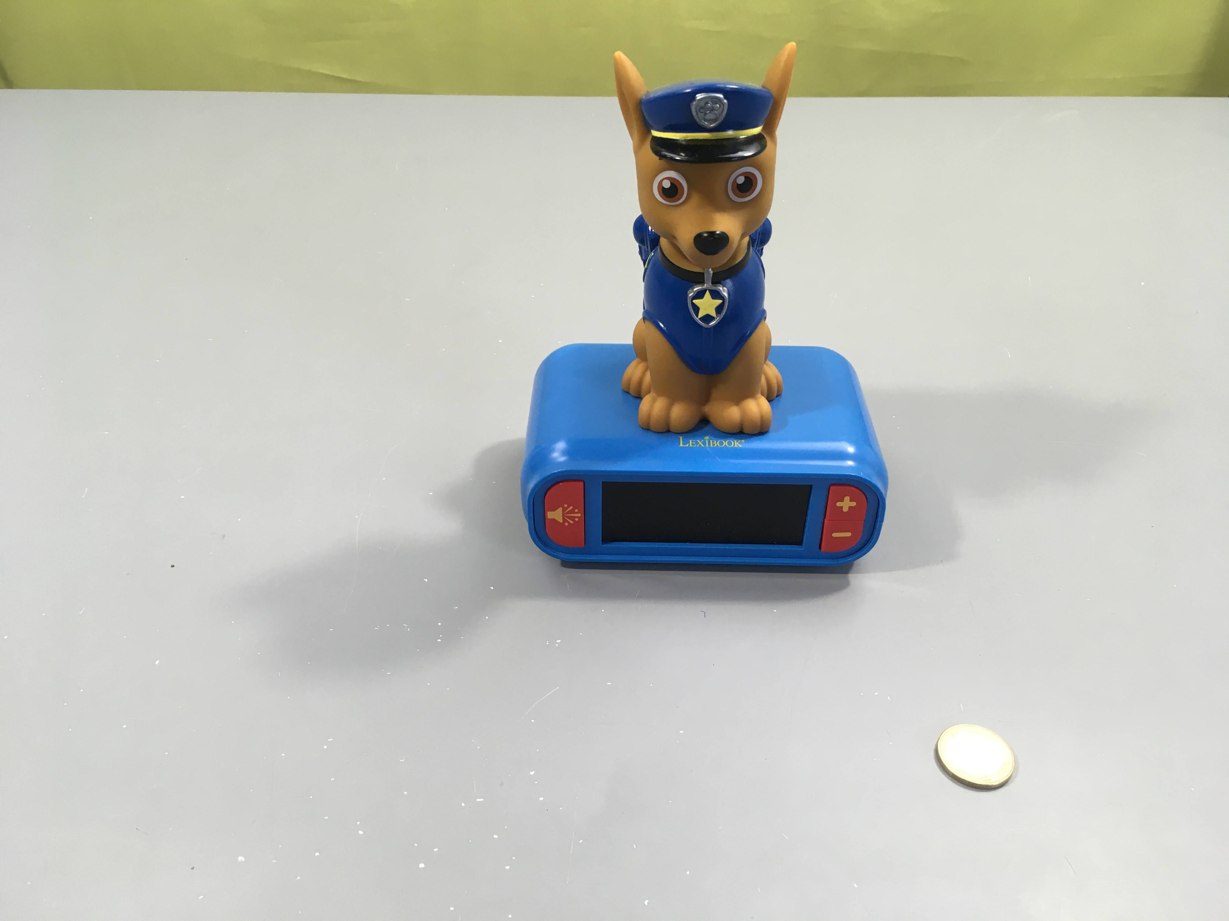 Réveil avec veilleuse Pat patrouille Lexibook Fonctionne