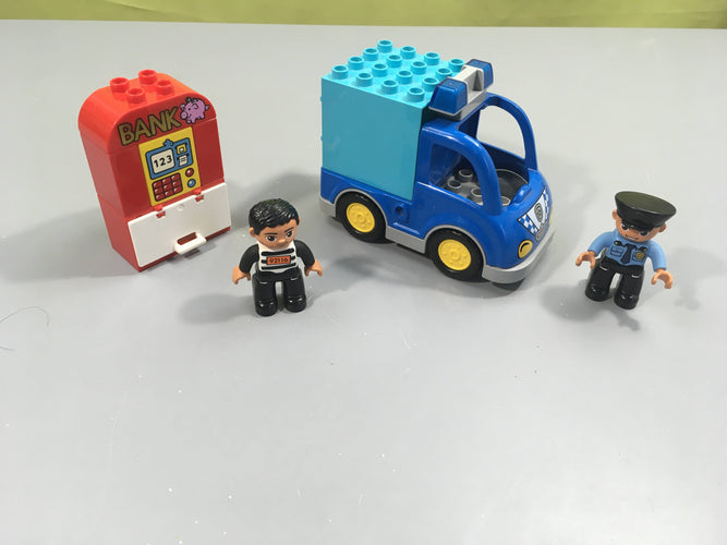 La patrouille de police Duplo 10809 Complet, moins cher chez Petit Kiwi