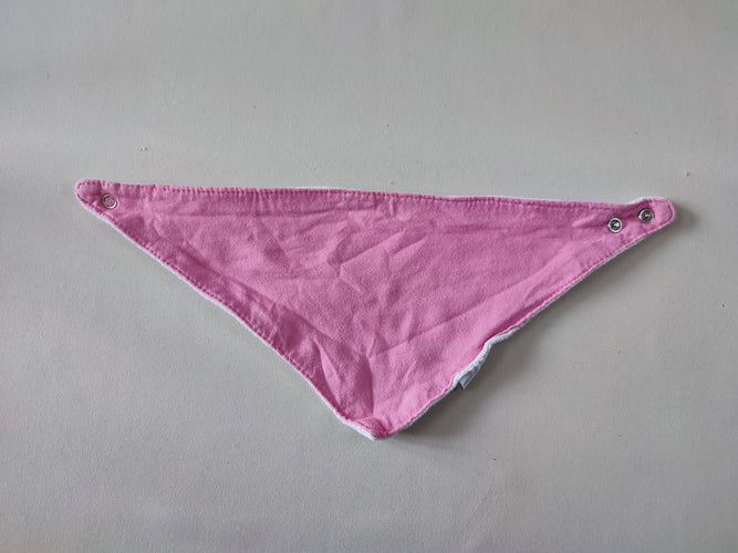 Bavoir bandana rose, moins cher chez Petit Kiwi