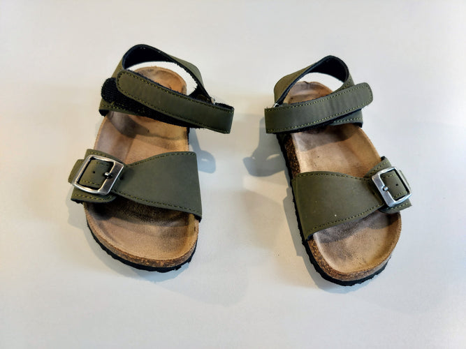 Sandales vertes  26-27 cm, moins cher chez Petit Kiwi