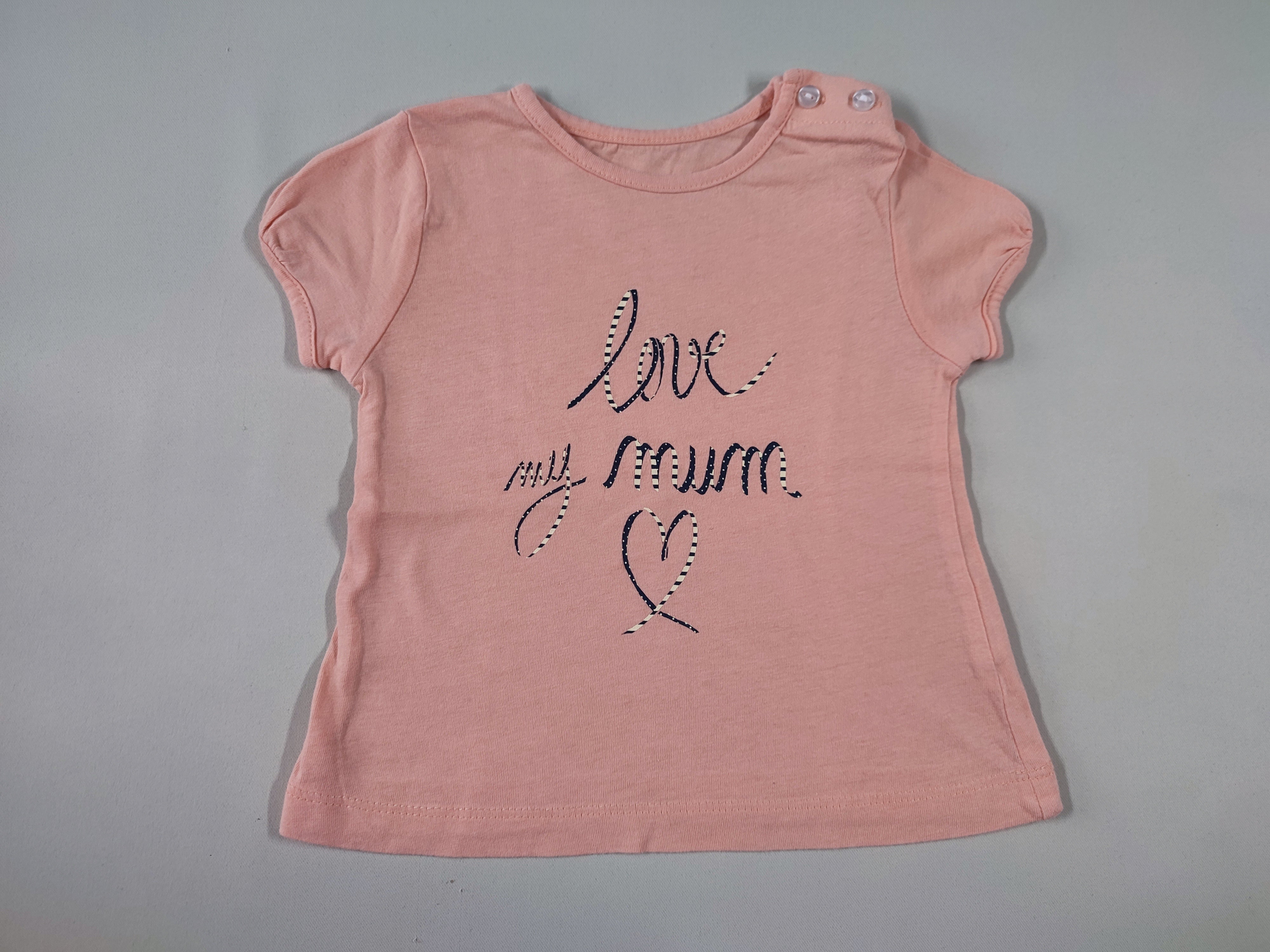 T-shirt m.c rose 