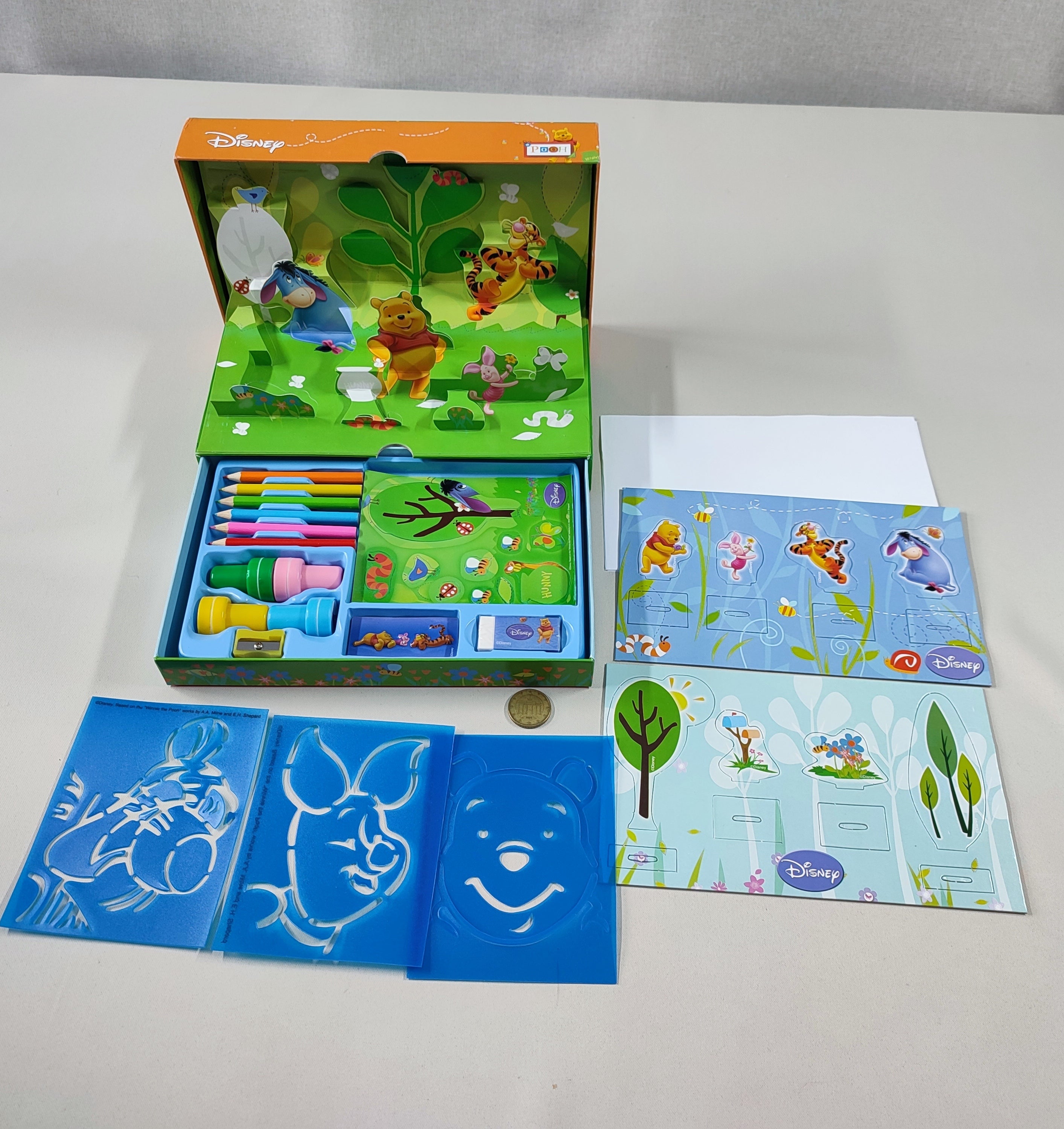 NEUF! Set de dessin et bricolage Winnie, Pop'N'Play