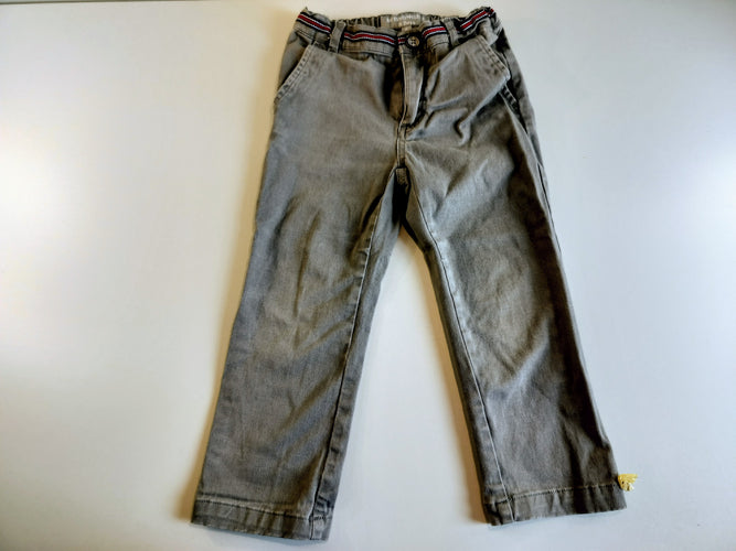 Pantalon gris chino, moins cher chez Petit Kiwi