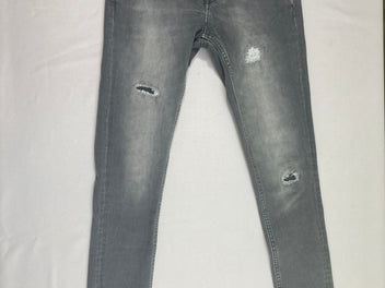 Jeans skinny 4-way stretch gris