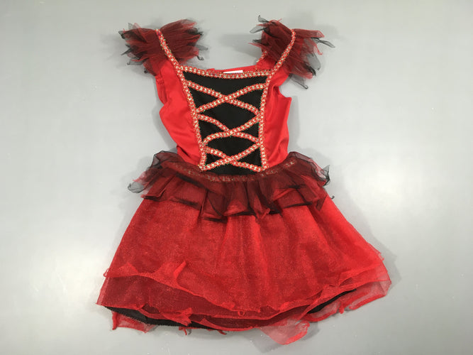 Déguisement robe diablesse rouge, moins cher chez Petit Kiwi