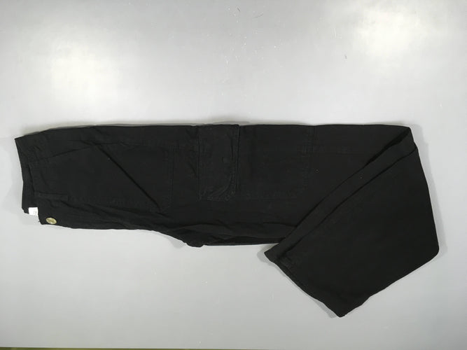 Pantalon cargo noir 32, moins cher chez Petit Kiwi