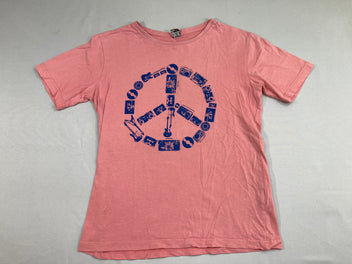 T-shirt m.c rose instruments radios peace&love