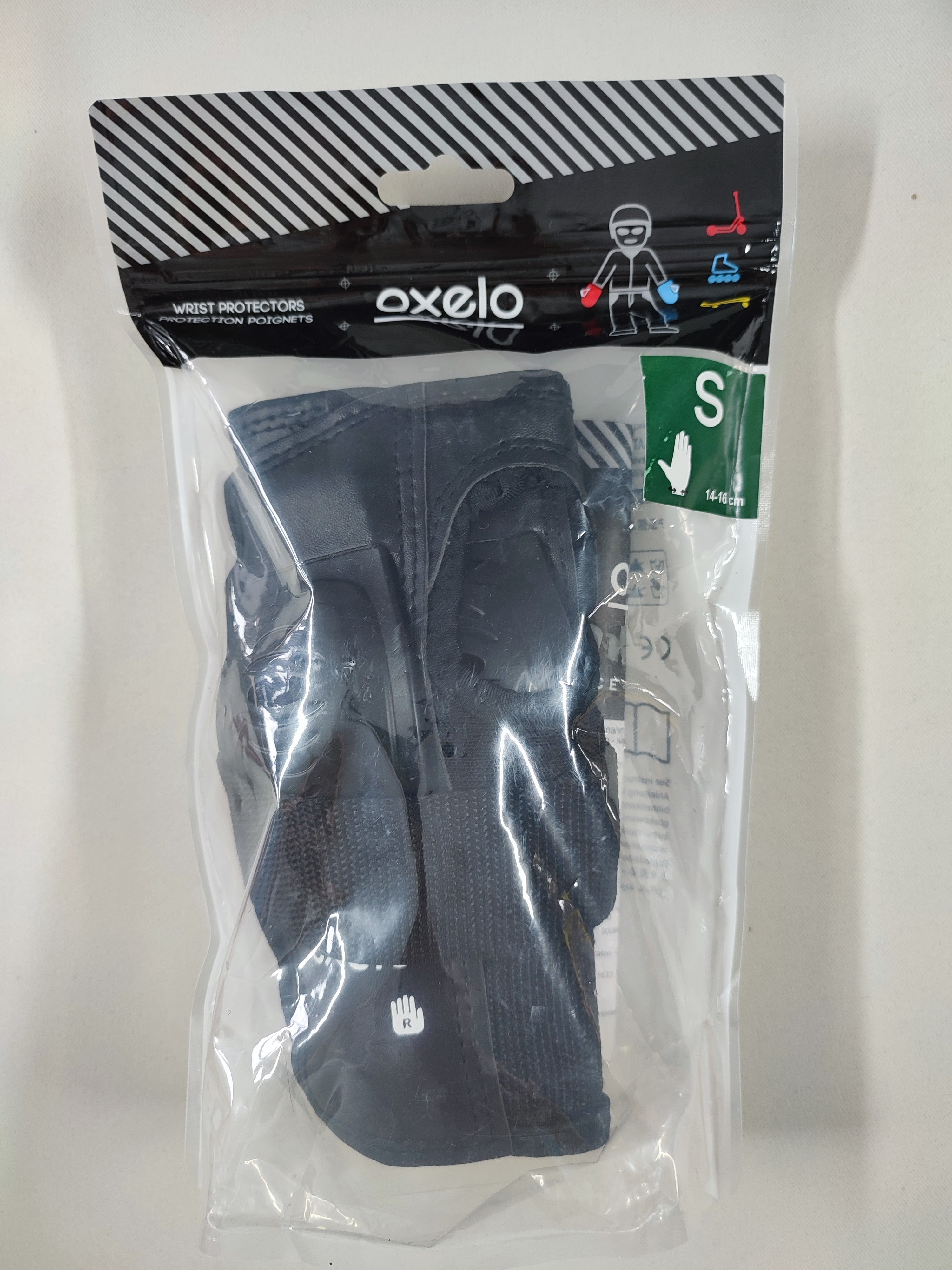 NEUF! Prote ction poignets noirs, taille S