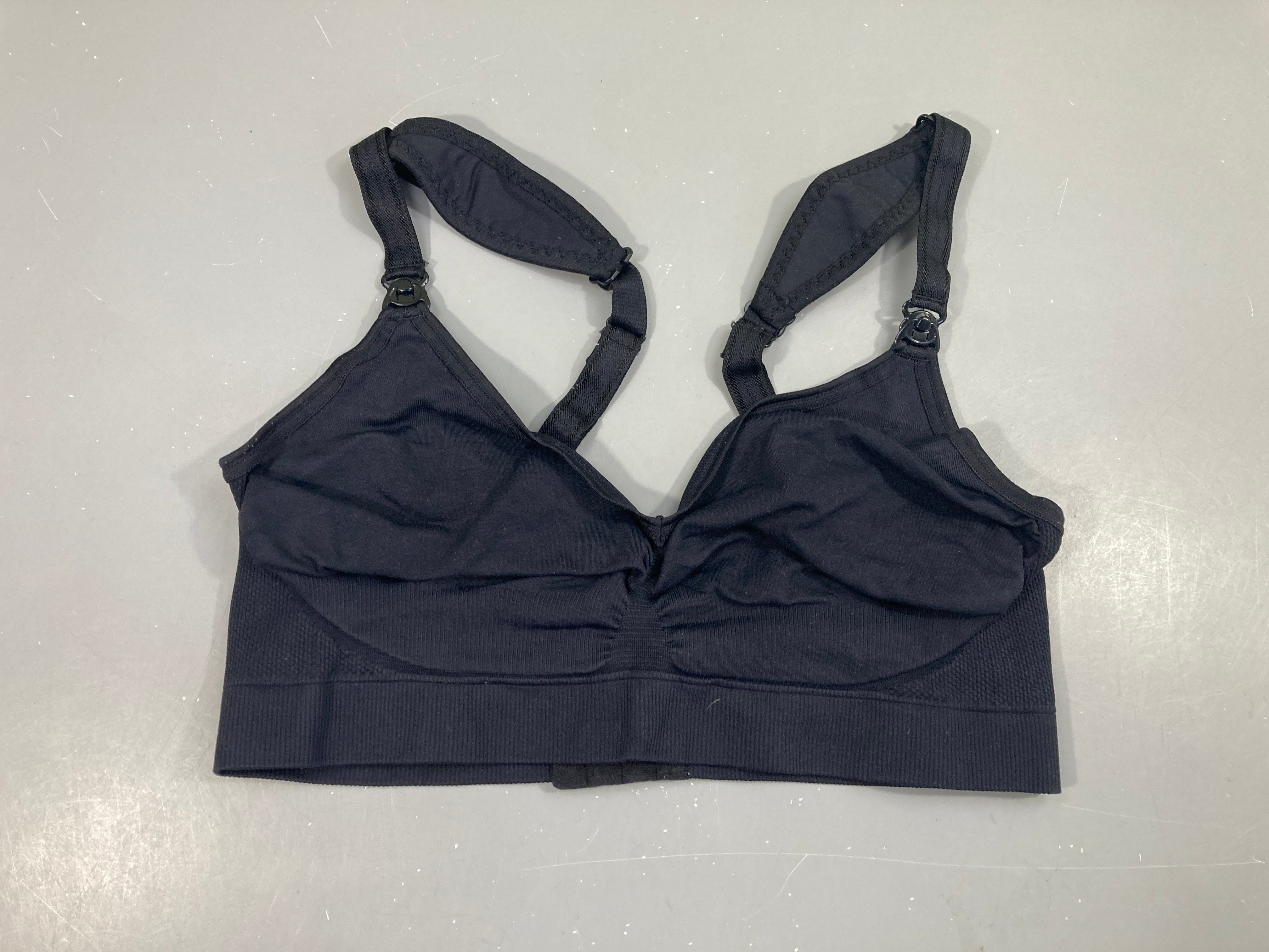 Soutien d'allaitement noir sans armature T4