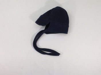 Bonnet style casquette bleu à nouer- 2